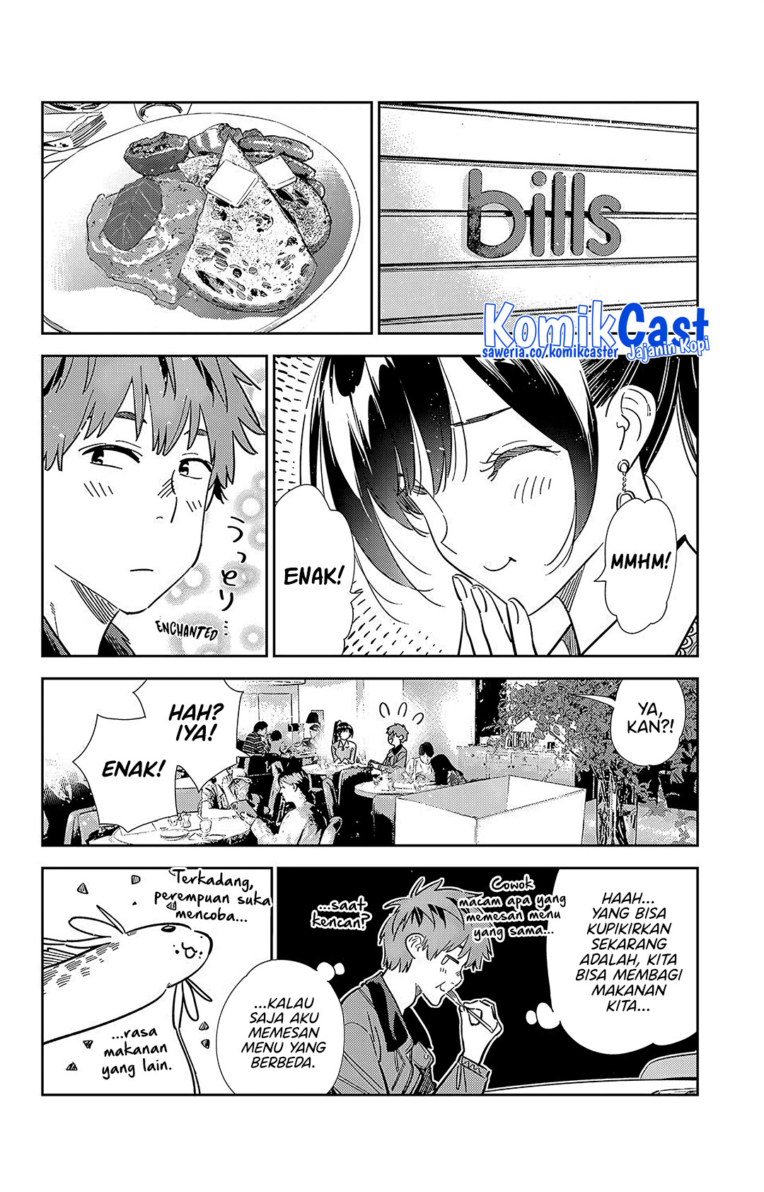 Kanojo Okarishimasu Bab 359 halaman 15