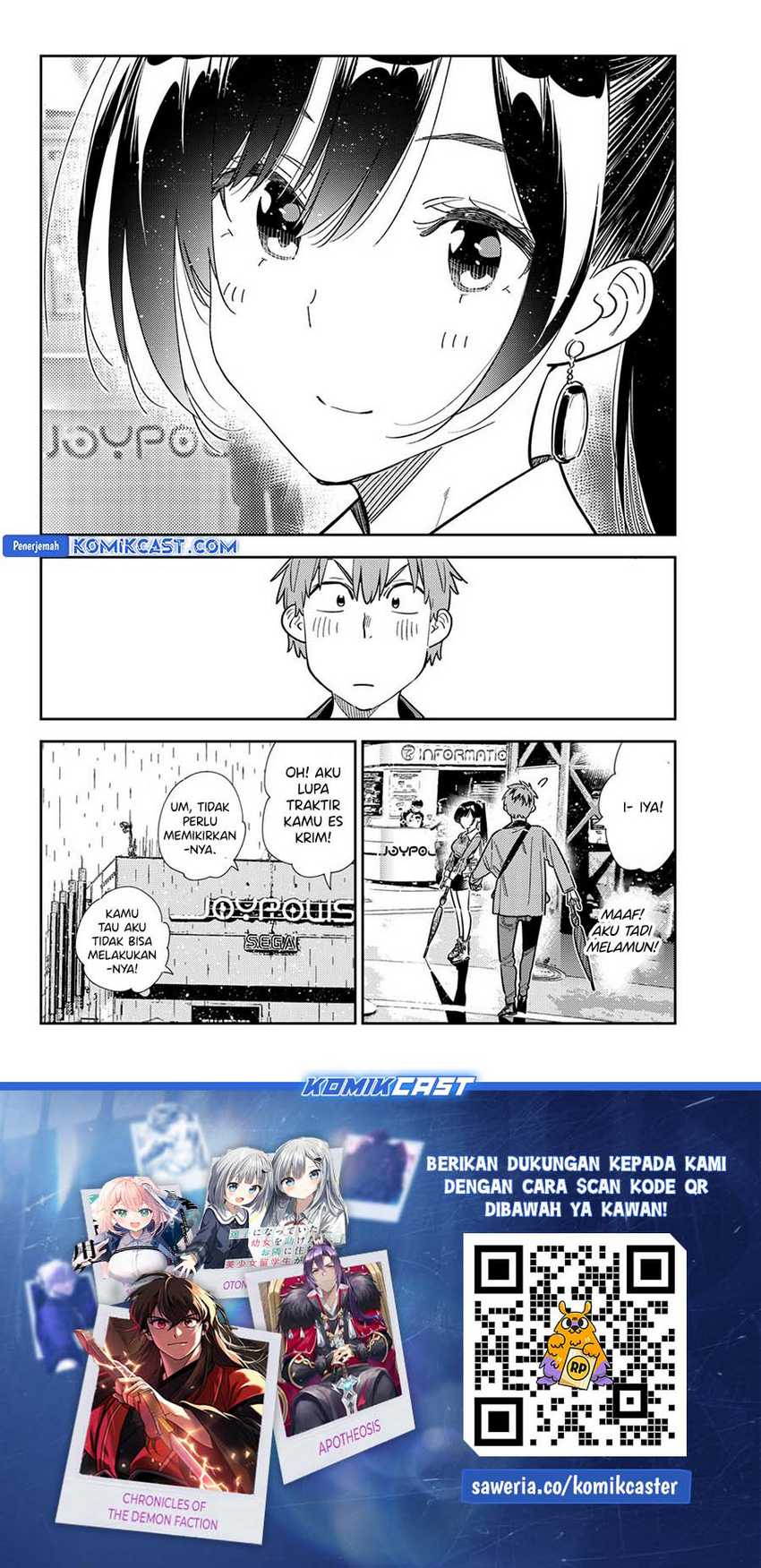 Kanojo Okarishimasu Bab 374 halaman 20