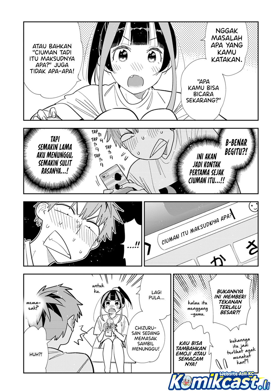 Kanojo Okarishimasu Bab 389 halaman 8