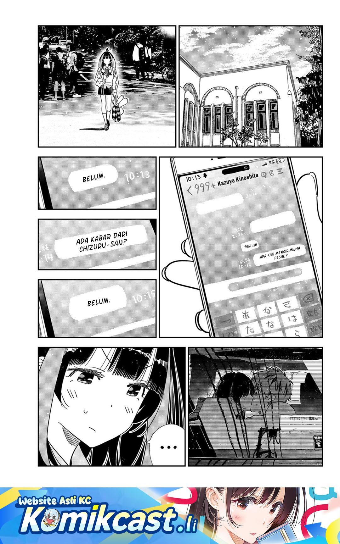 Kanojo Okarishimasu Bab 390 halaman 1