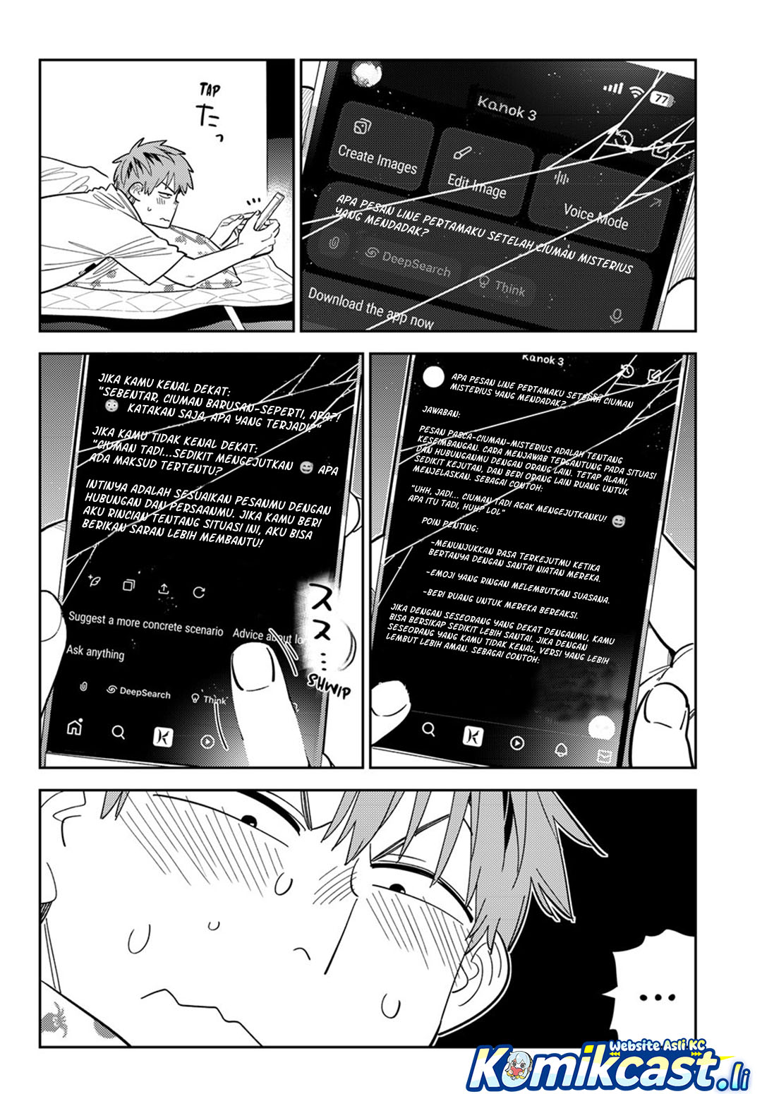 Kanojo Okarishimasu Bab 391 halaman 4