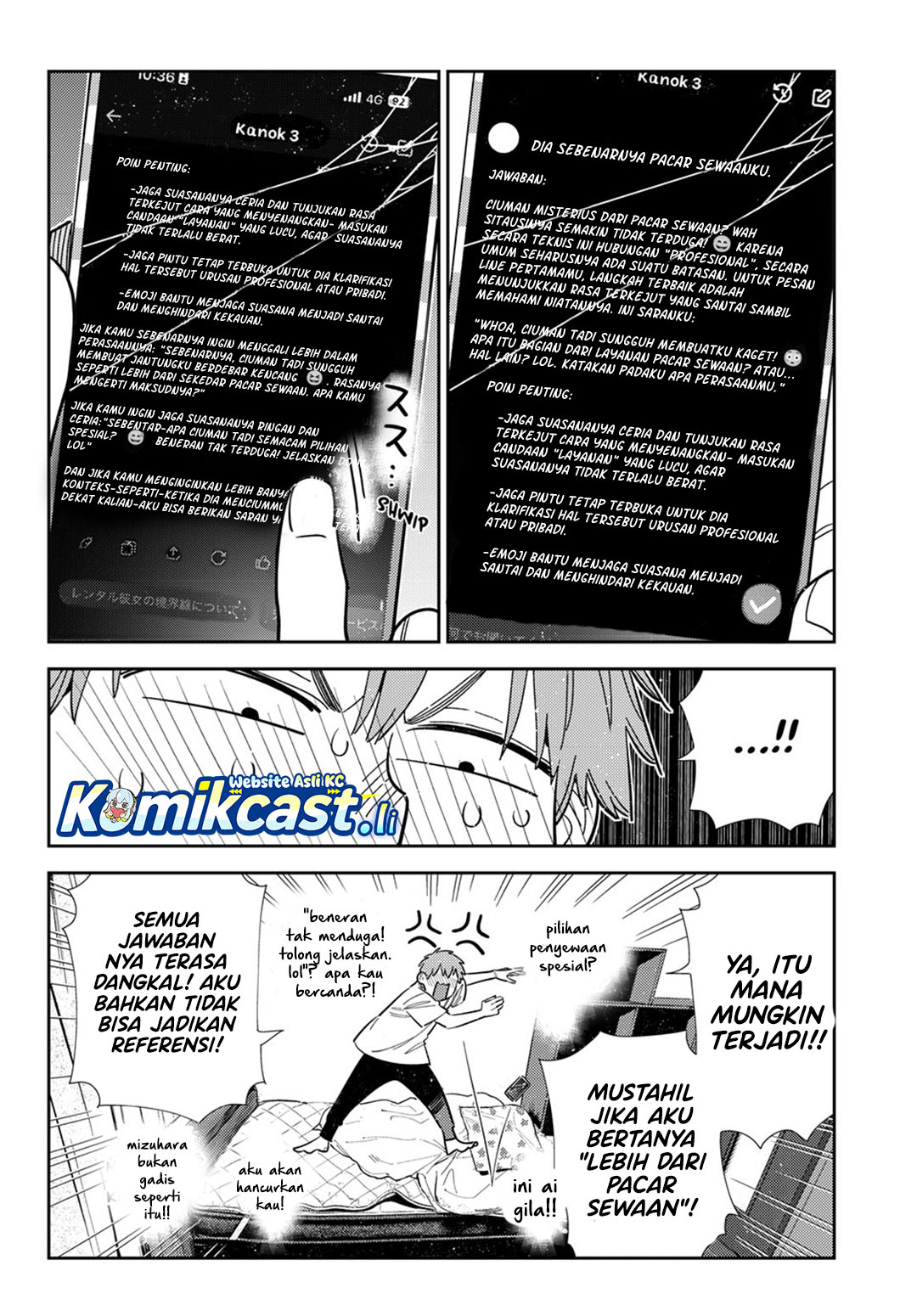 Kanojo Okarishimasu Bab 391 halaman 6