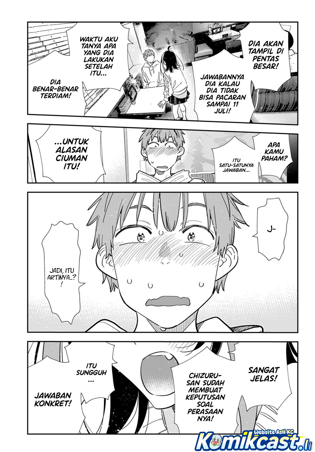 Kanojo Okarishimasu Bab 391 halaman 14