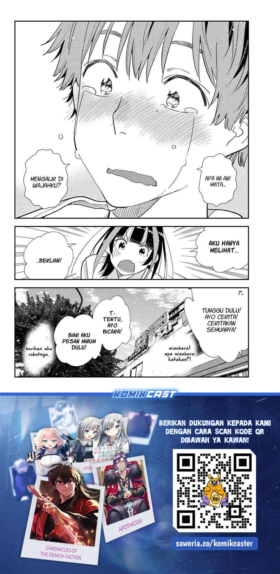 Kanojo Okarishimasu Bab 391 halaman 18