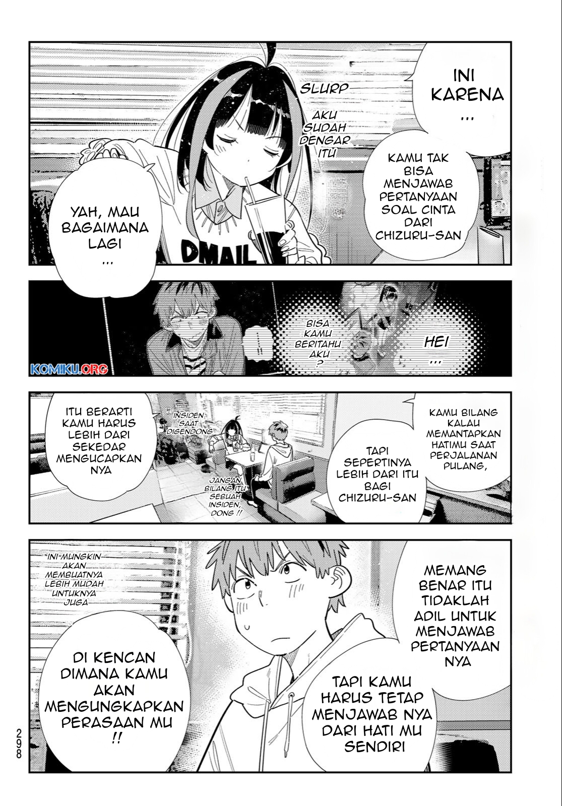 Kanojo Okarishimasu Bab 392 halaman 7
