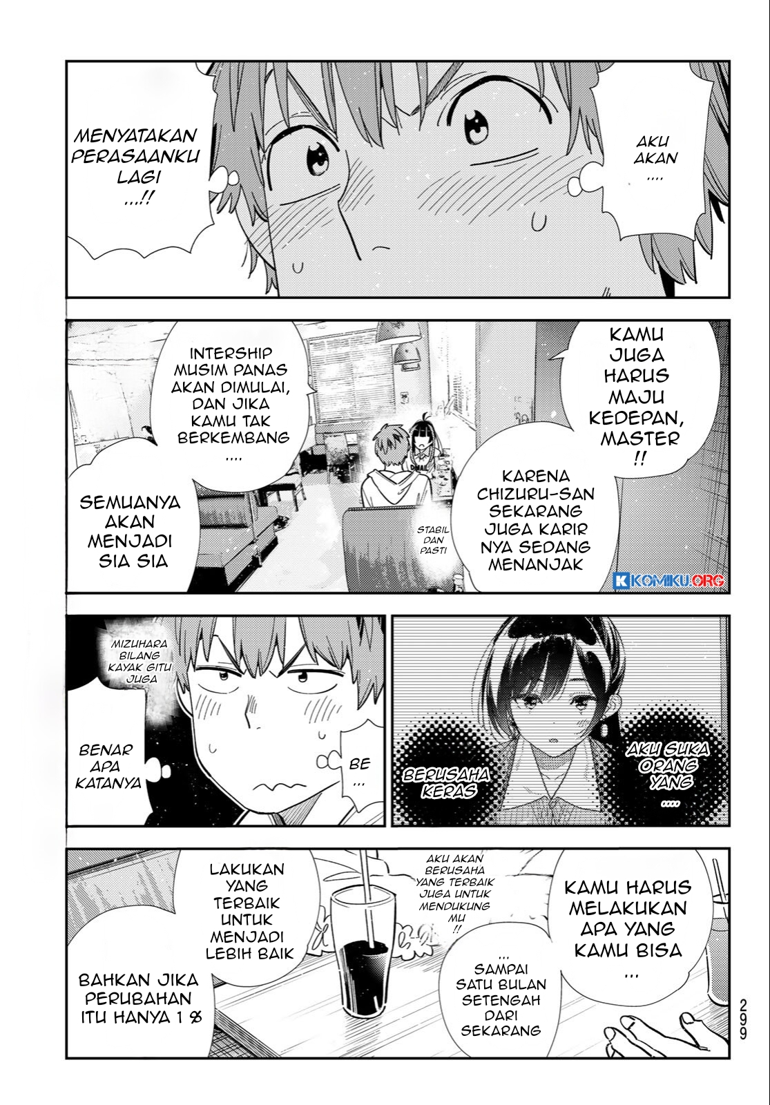 Kanojo Okarishimasu Bab 392 halaman 8
