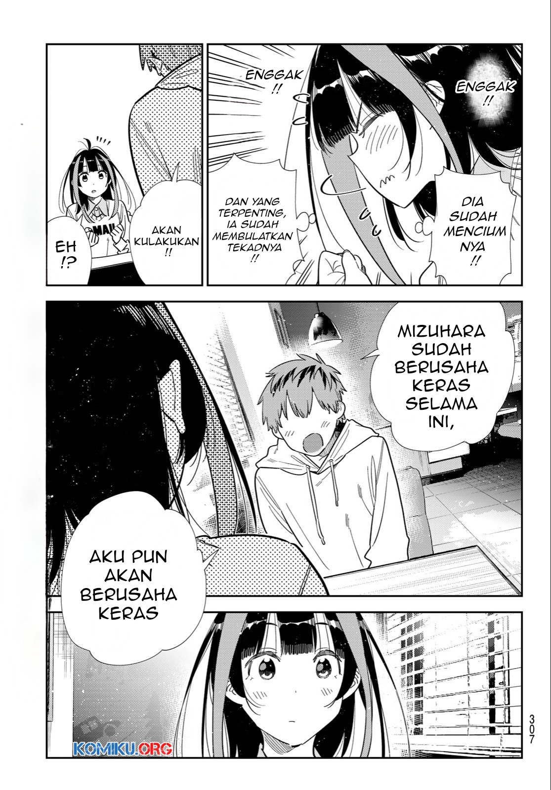Kanojo Okarishimasu Bab 392 halaman 16