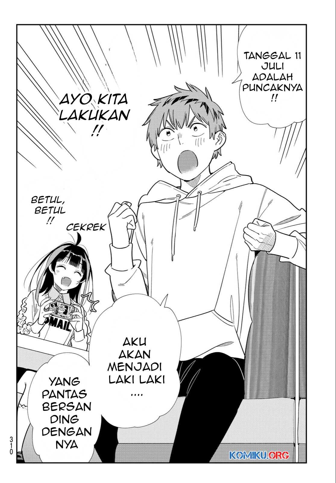 Kanojo Okarishimasu Bab 392 halaman 19