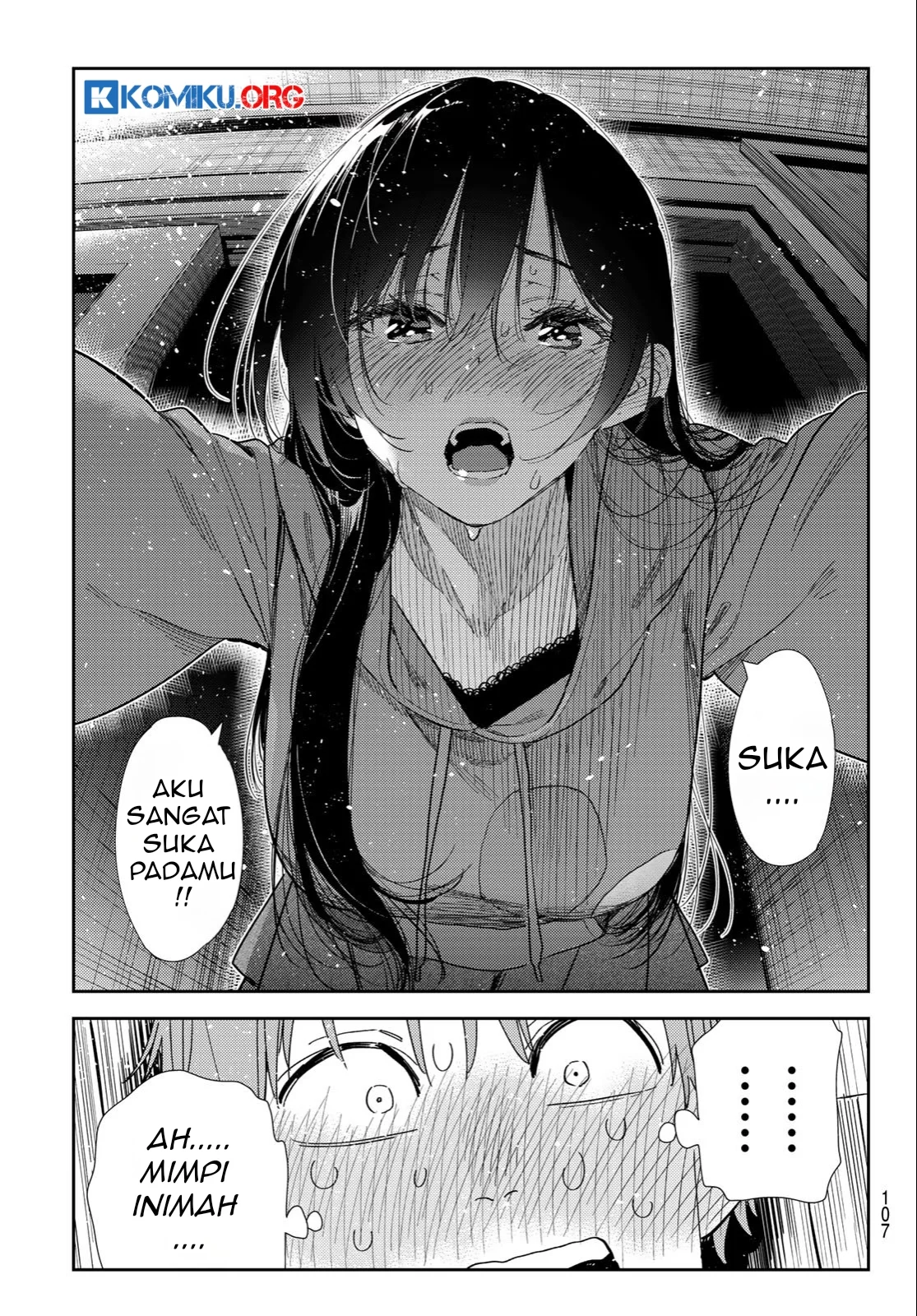 Kanojo Okarishimasu Bab 393 halaman 8