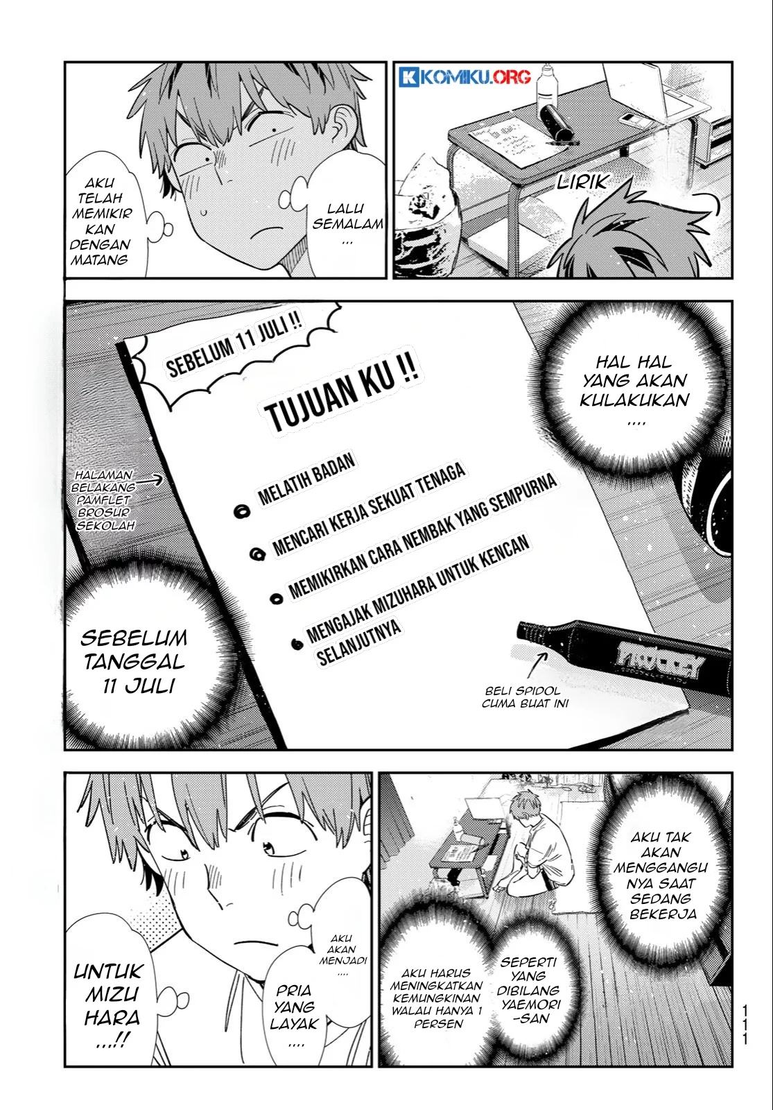 Kanojo Okarishimasu Bab 393 halaman 12