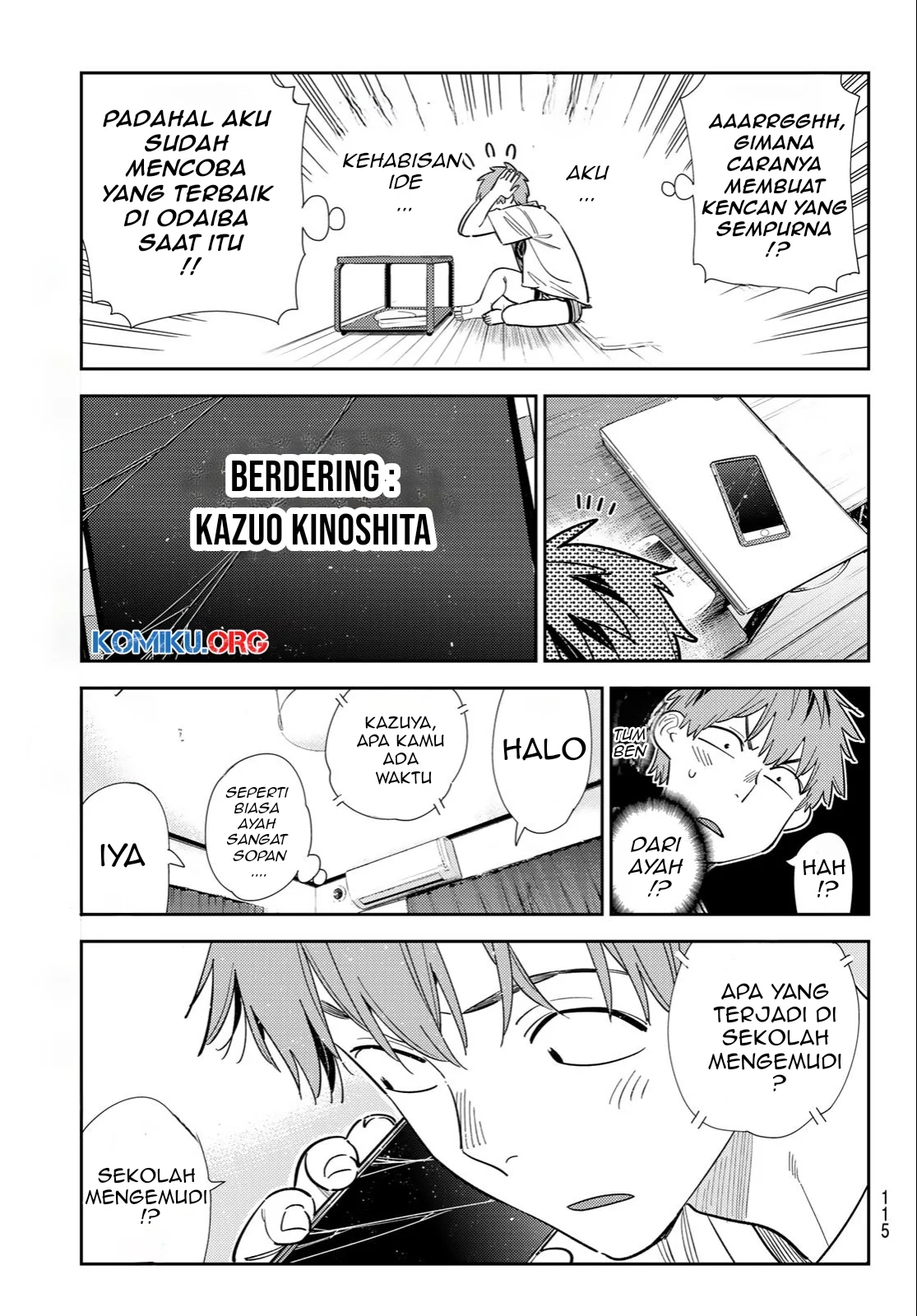 Kanojo Okarishimasu Bab 393 halaman 16