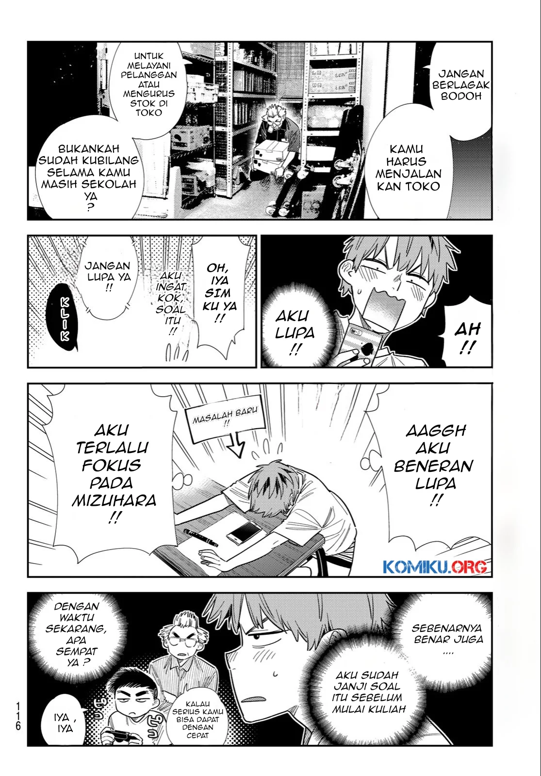 Kanojo Okarishimasu Bab 393 halaman 17