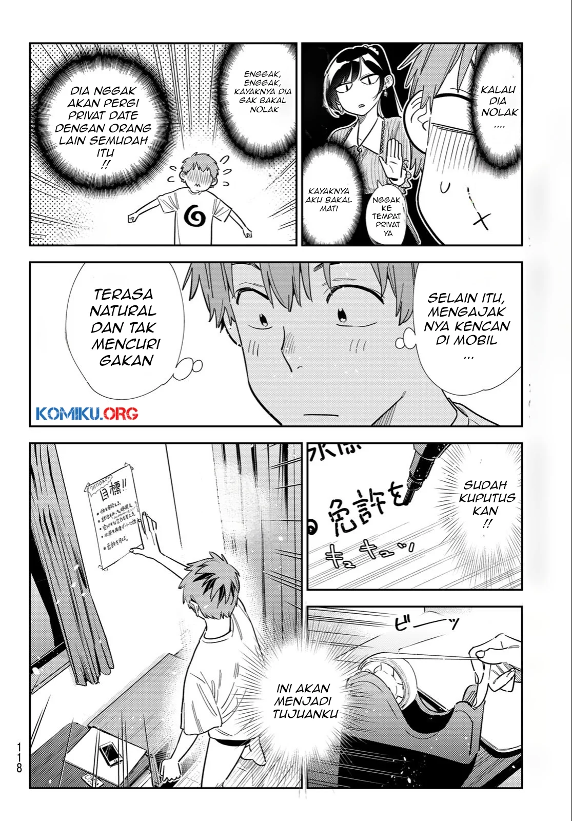 Kanojo Okarishimasu Bab 393 halaman 19