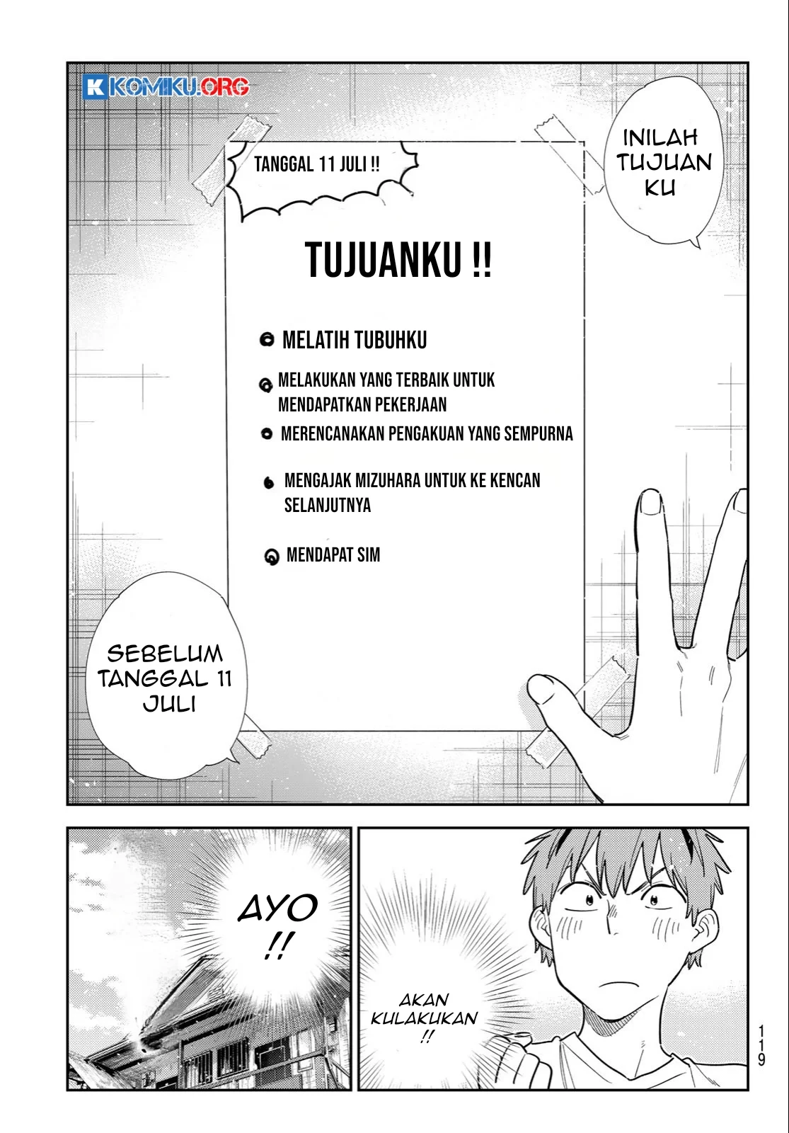Kanojo Okarishimasu Bab 393 halaman 20