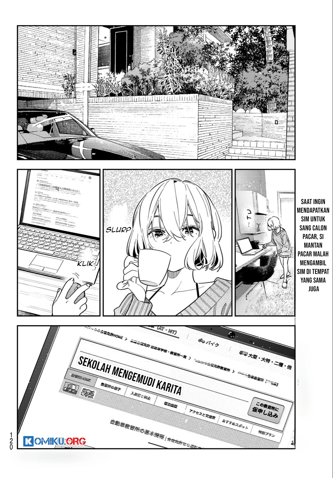 Kanojo Okarishimasu Bab 393 halaman 21