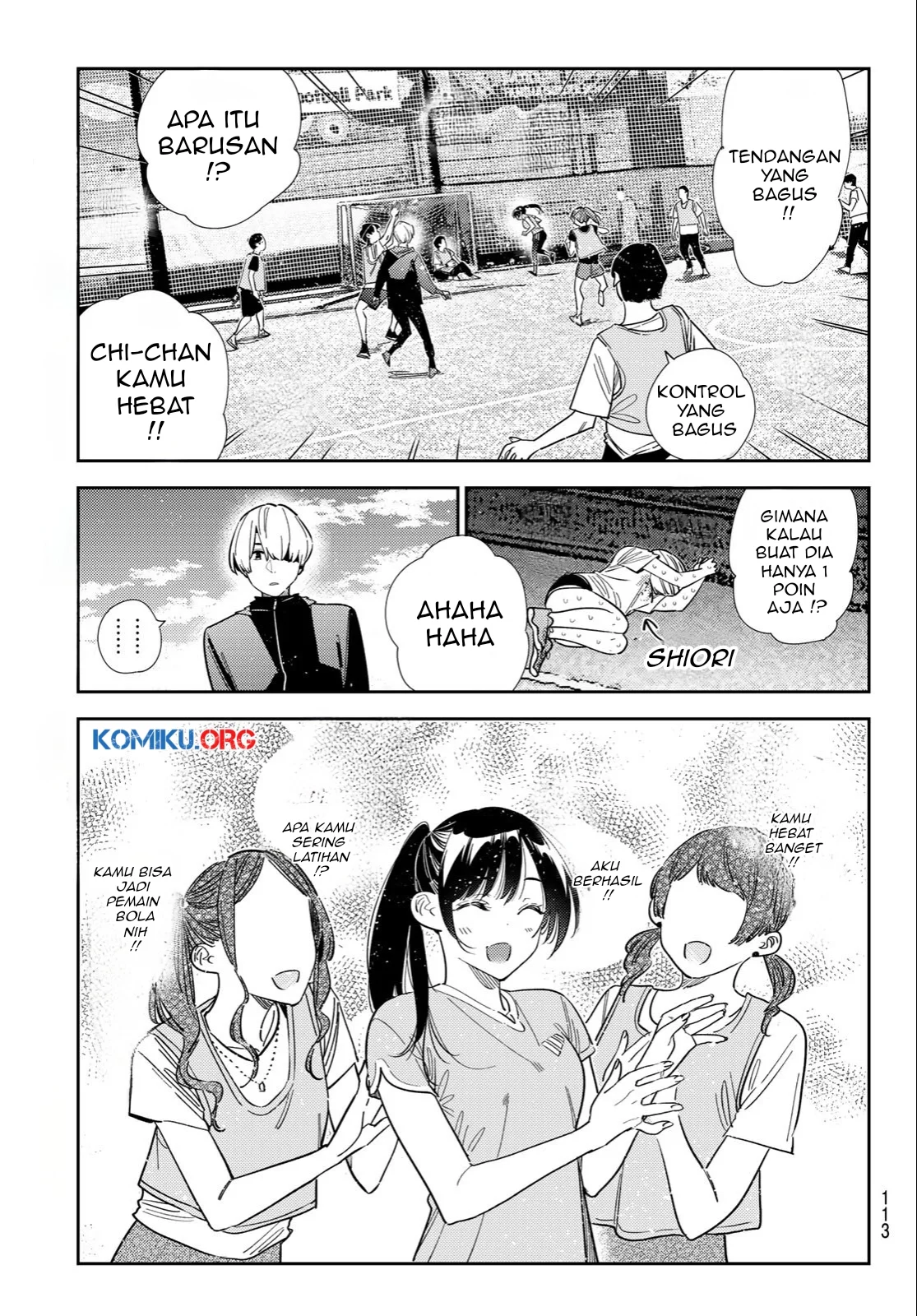 Kanojo Okarishimasu Bab 394 halaman 16