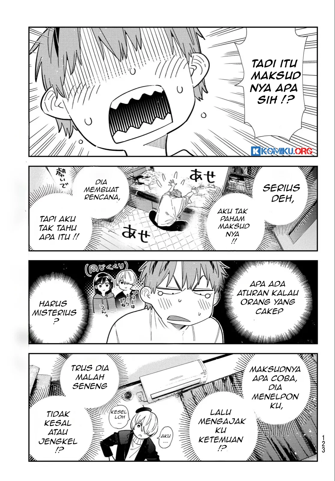 Kanojo Okarishimasu Bab 396 halaman 8