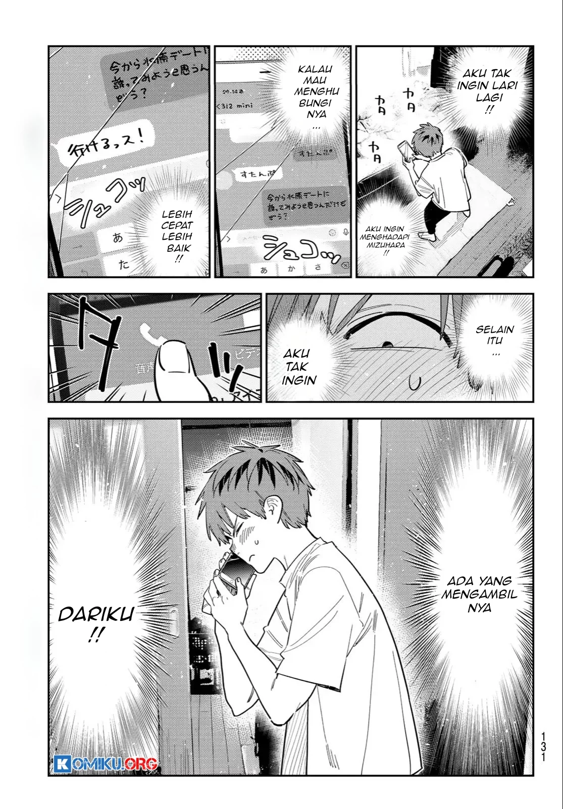 Kanojo Okarishimasu Bab 396 halaman 16