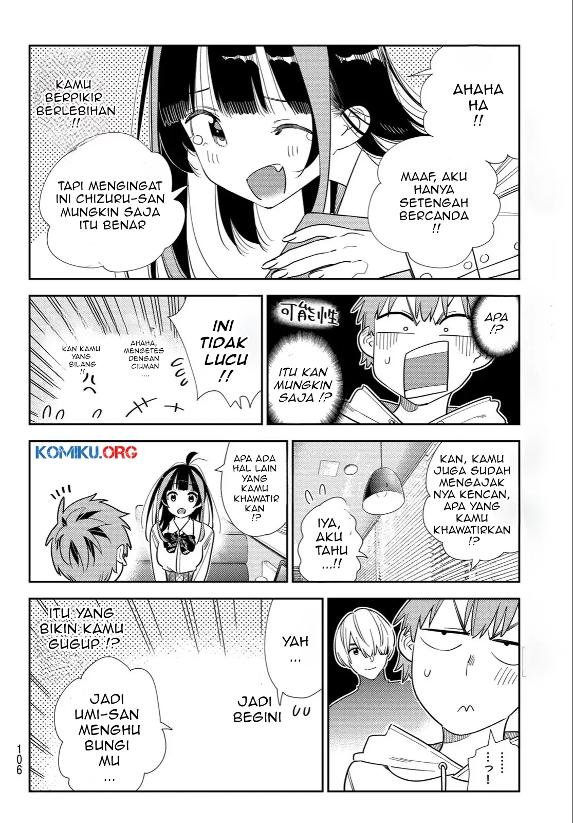 Kanojo Okarishimasu Bab 398 halaman 7