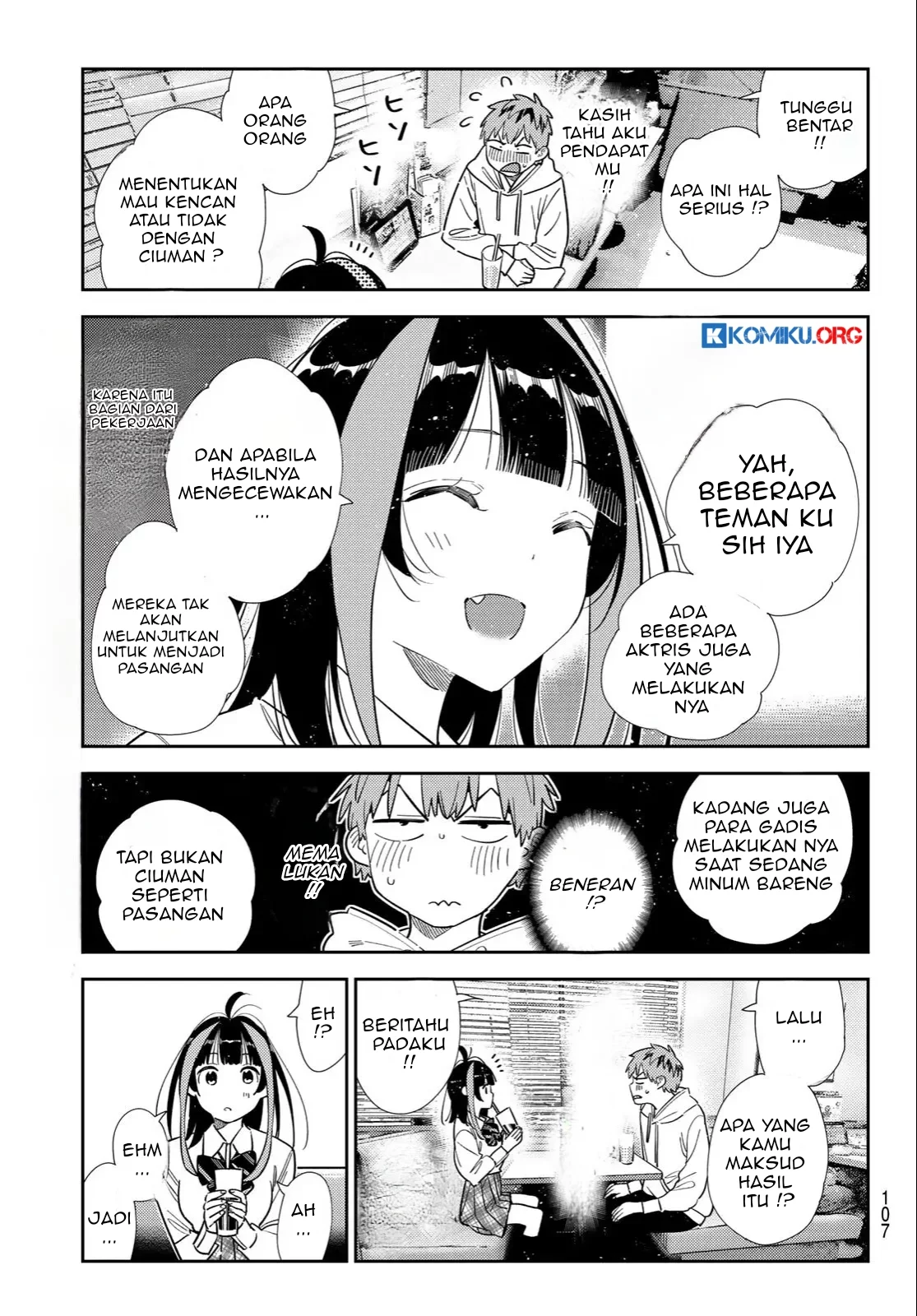 Kanojo Okarishimasu Bab 398 halaman 8