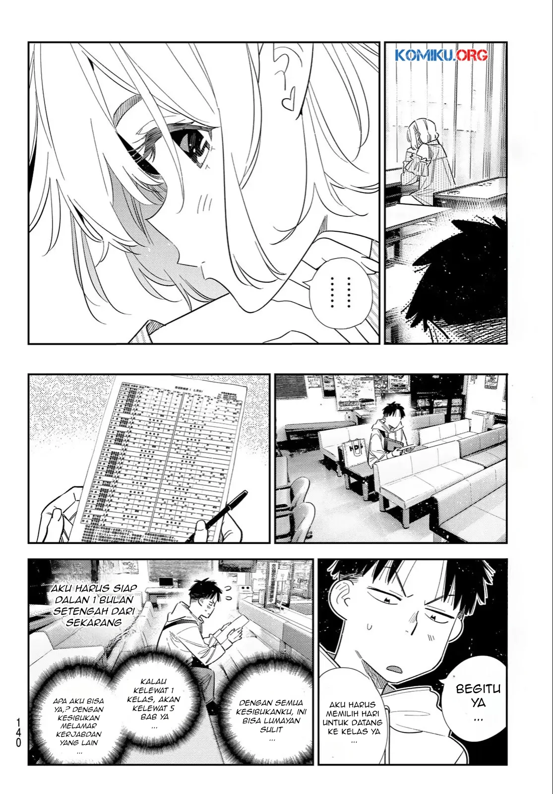 Kanojo Okarishimasu Bab 400 halaman 13