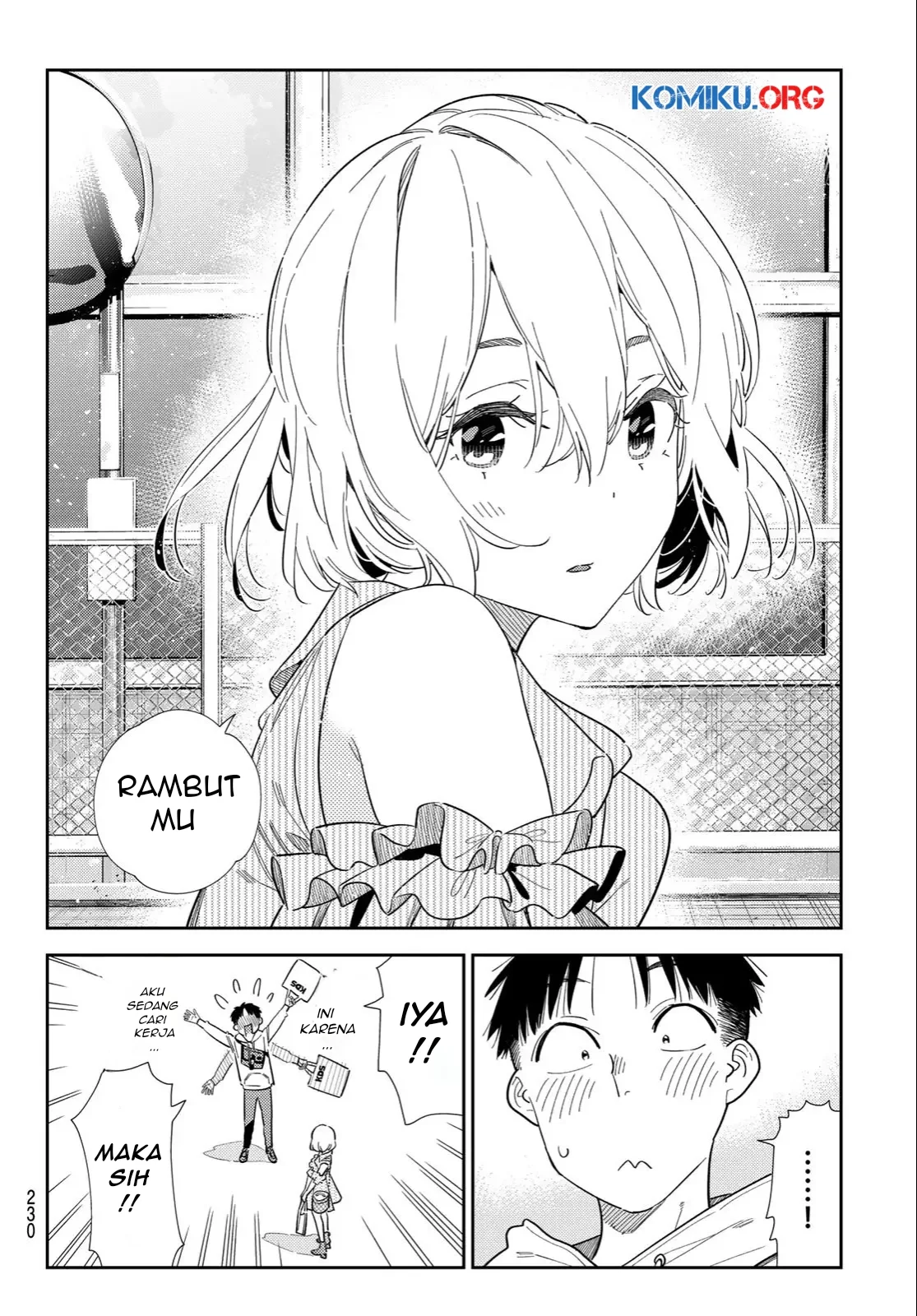 Kanojo Okarishimasu Bab 401 halaman 7