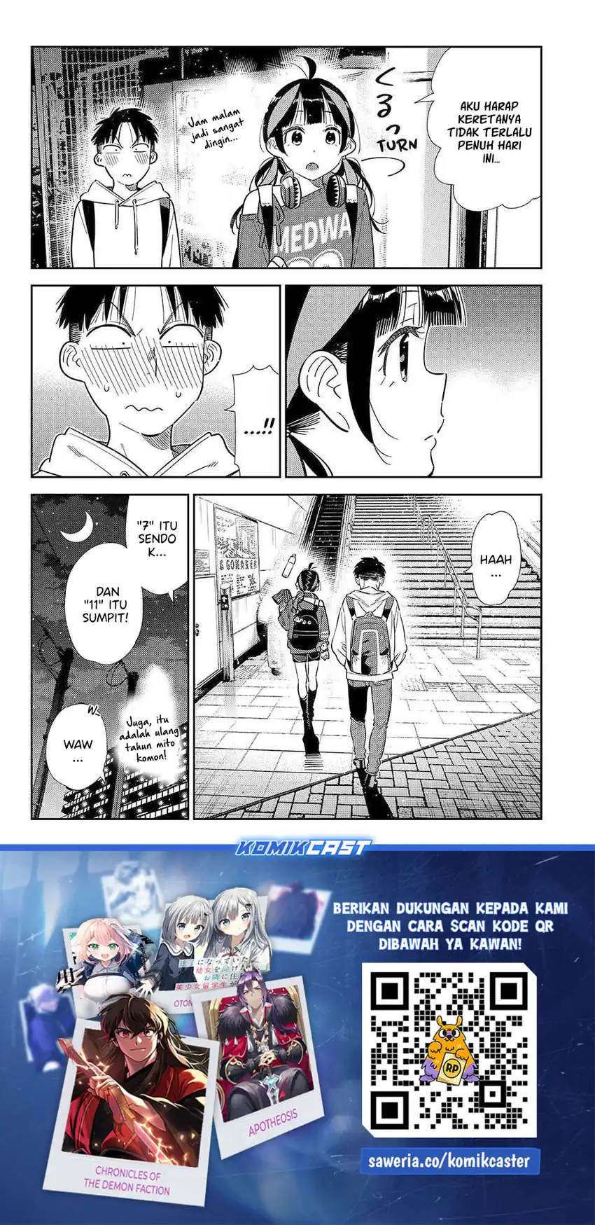 Kanojo Okarishimasu Bab 411 halaman 21