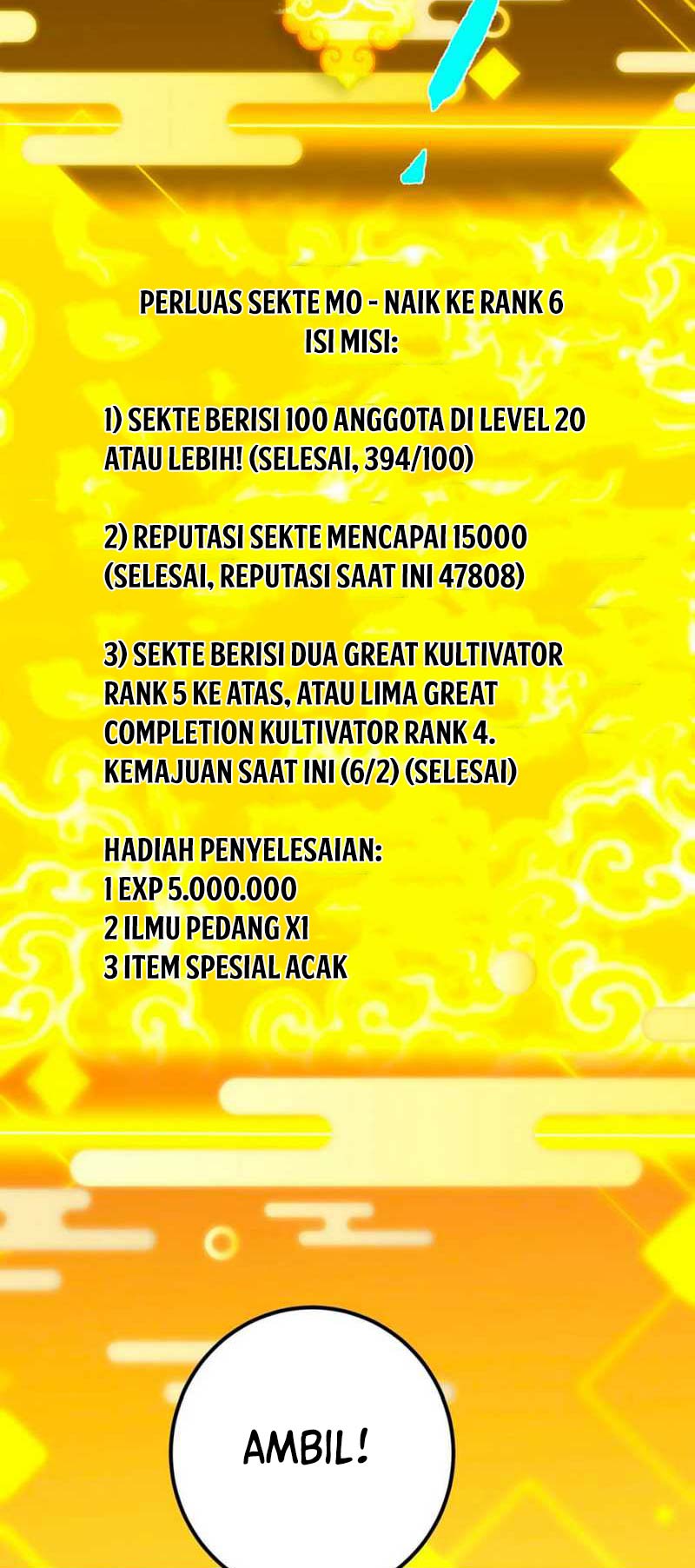 Keep A Low Profile, Sect Leader Bab 393 halaman 10