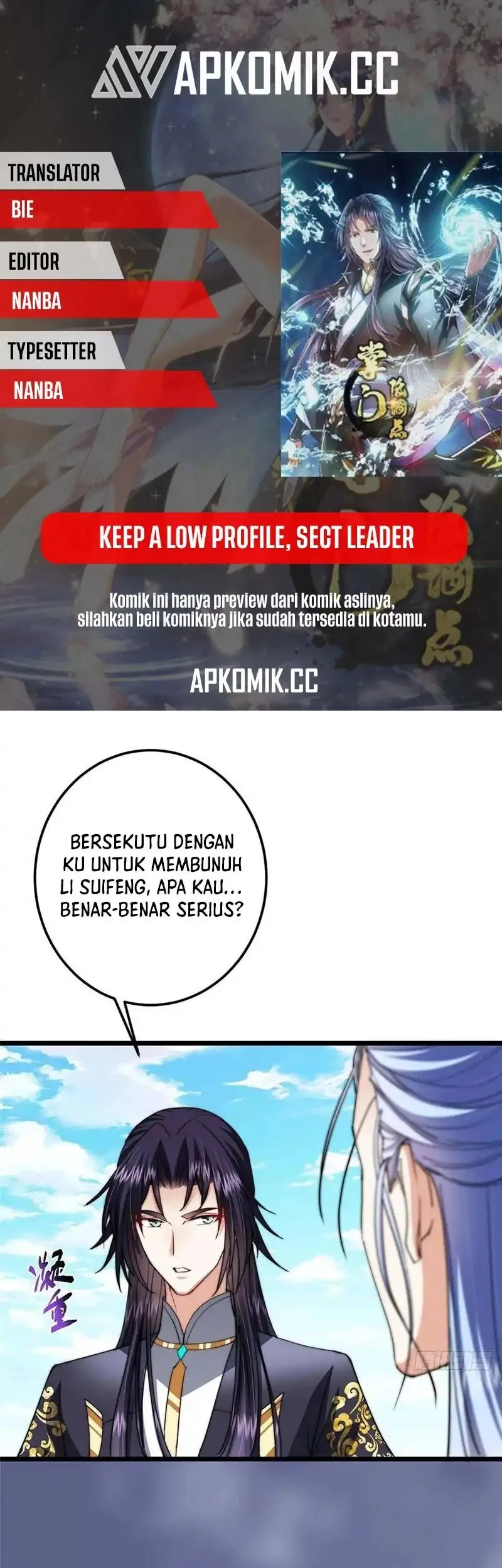 Keep A Low Profile, Sect Leader Bab 553 halaman 1