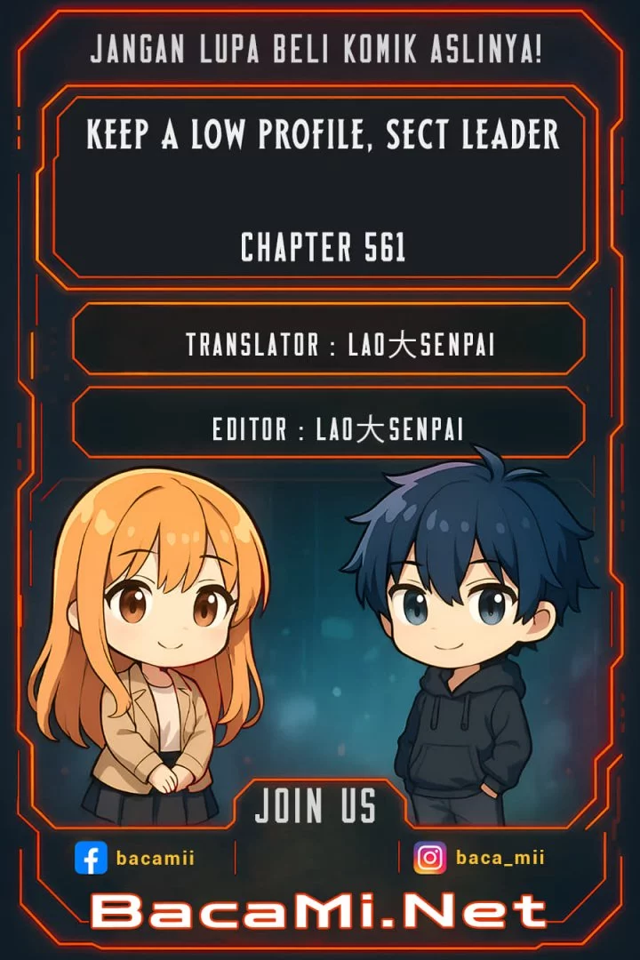 Keep A Low Profile, Sect Leader Bab 561 halaman 1