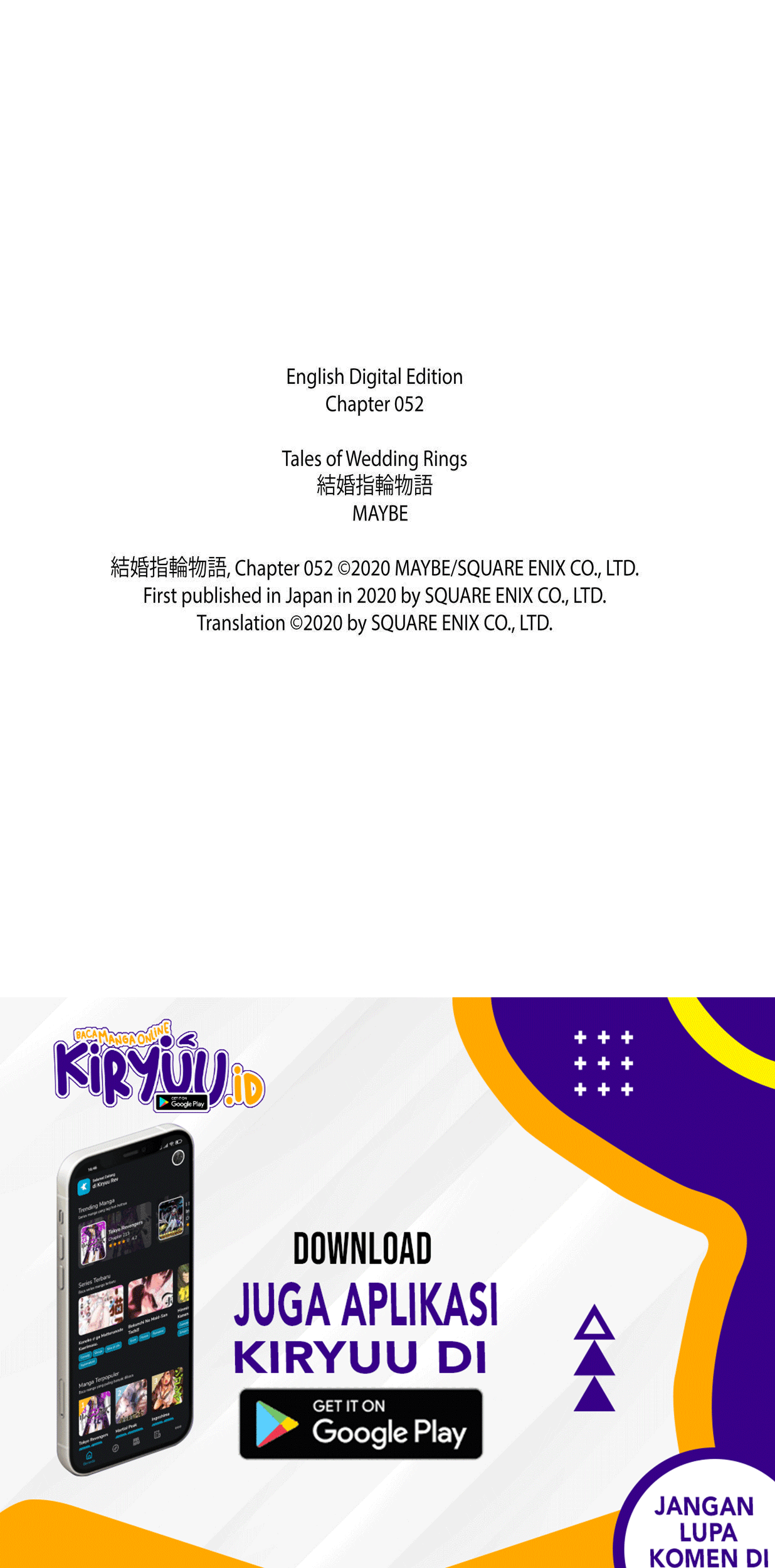 Kekkon Yubiwa Monogatari chapter 52 halaman 31