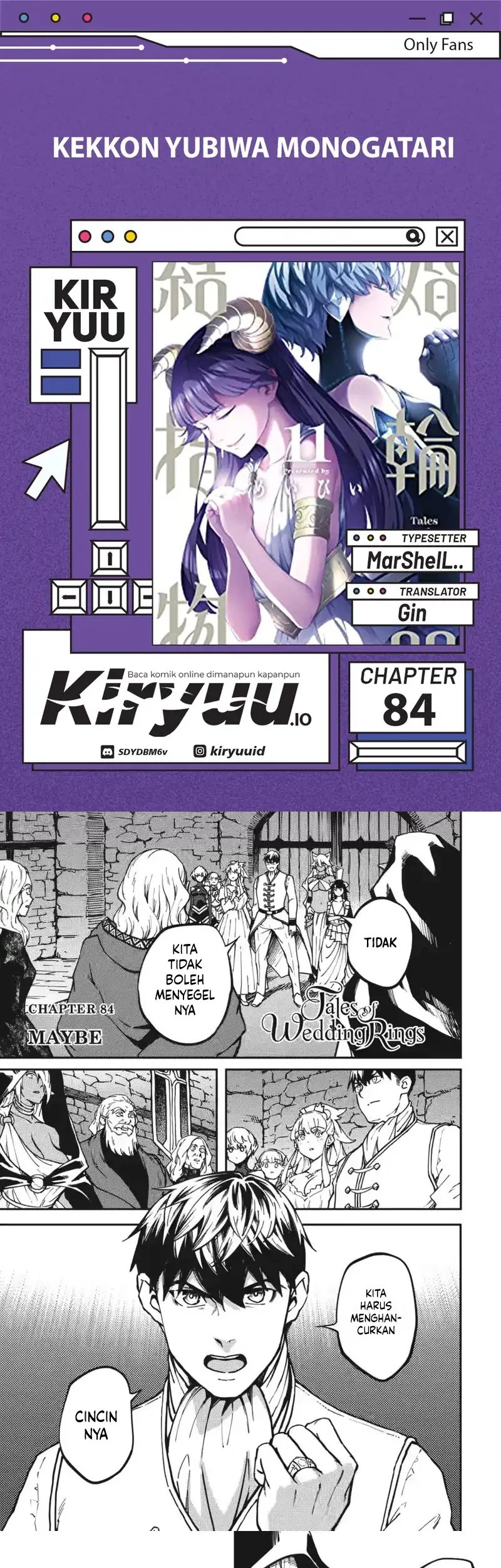 Kekkon Yubiwa Monogatari Bab 84 halaman 1