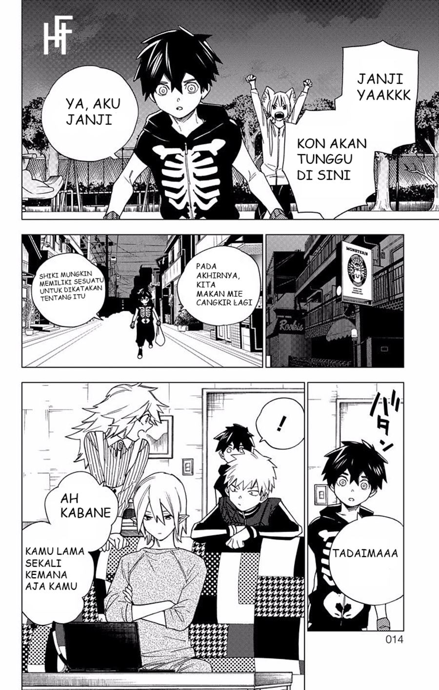 Kemono Jihen chapter 08 halaman 12