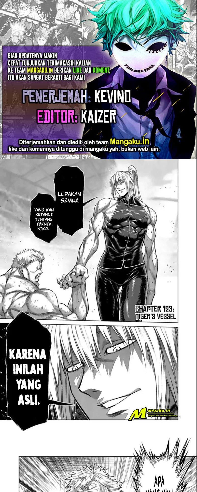 Kengan Omega chapter 123 halaman 1