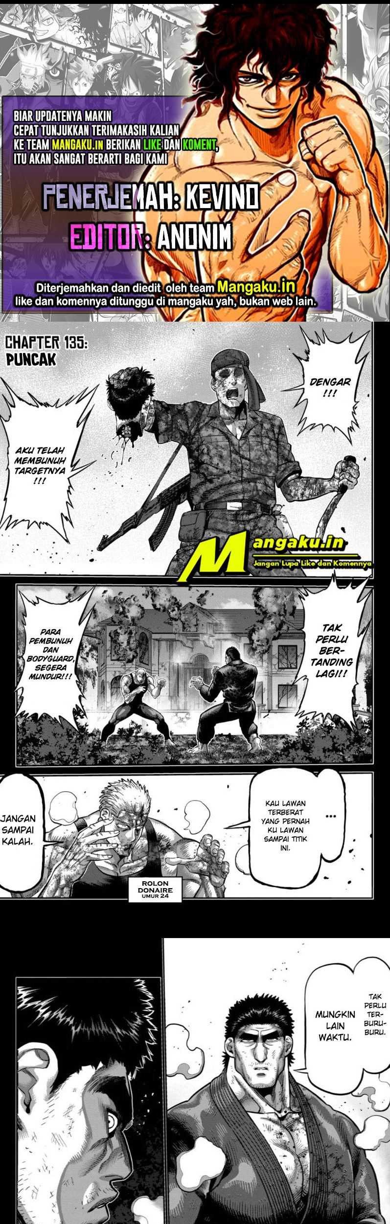 Kengan Omega chapter 135 halaman 1