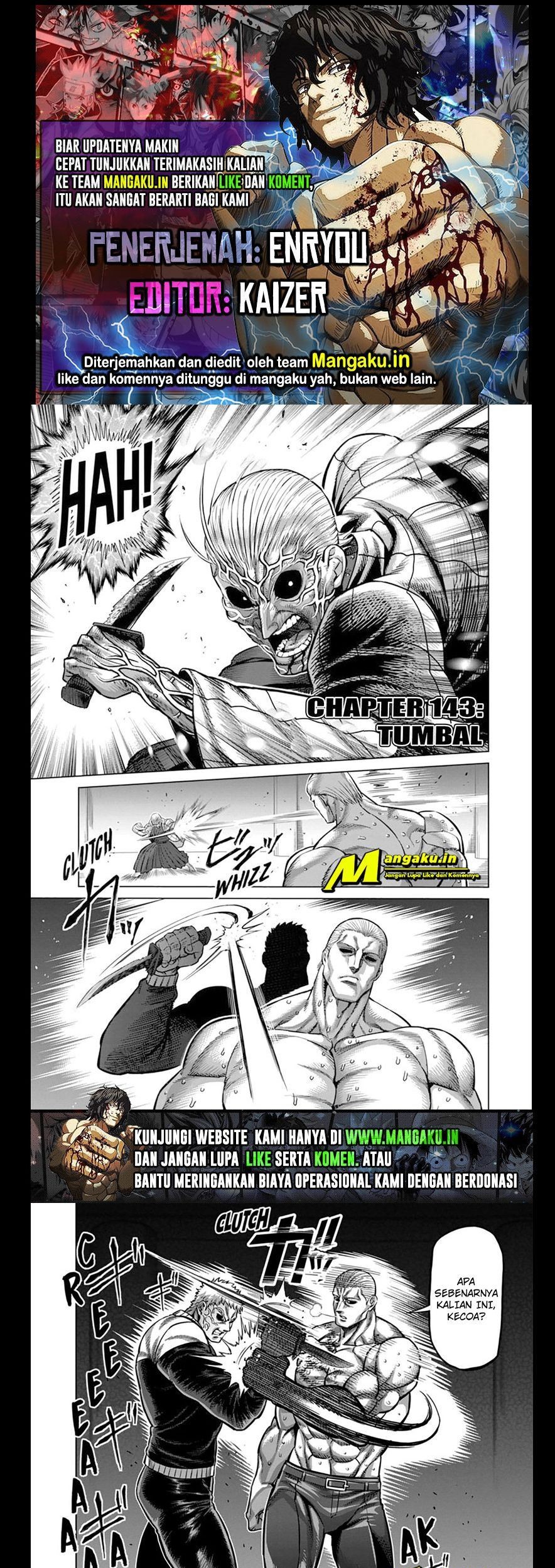 Kengan Omega chapter 143 halaman 1