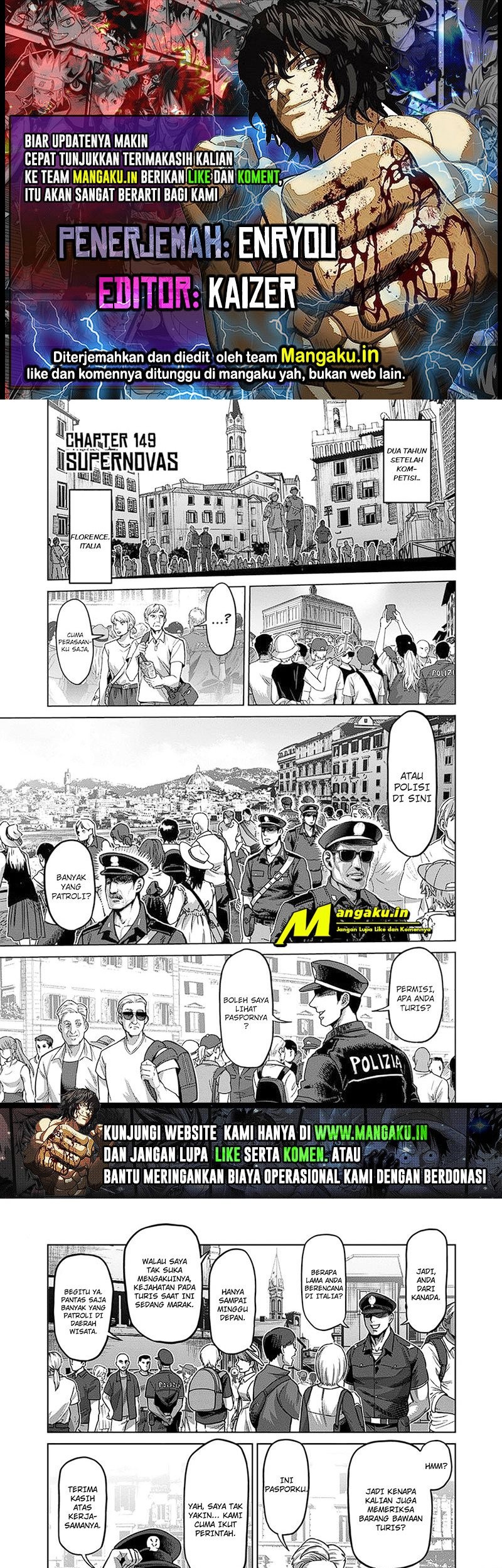 Kengan Omega chapter 149 halaman 1
