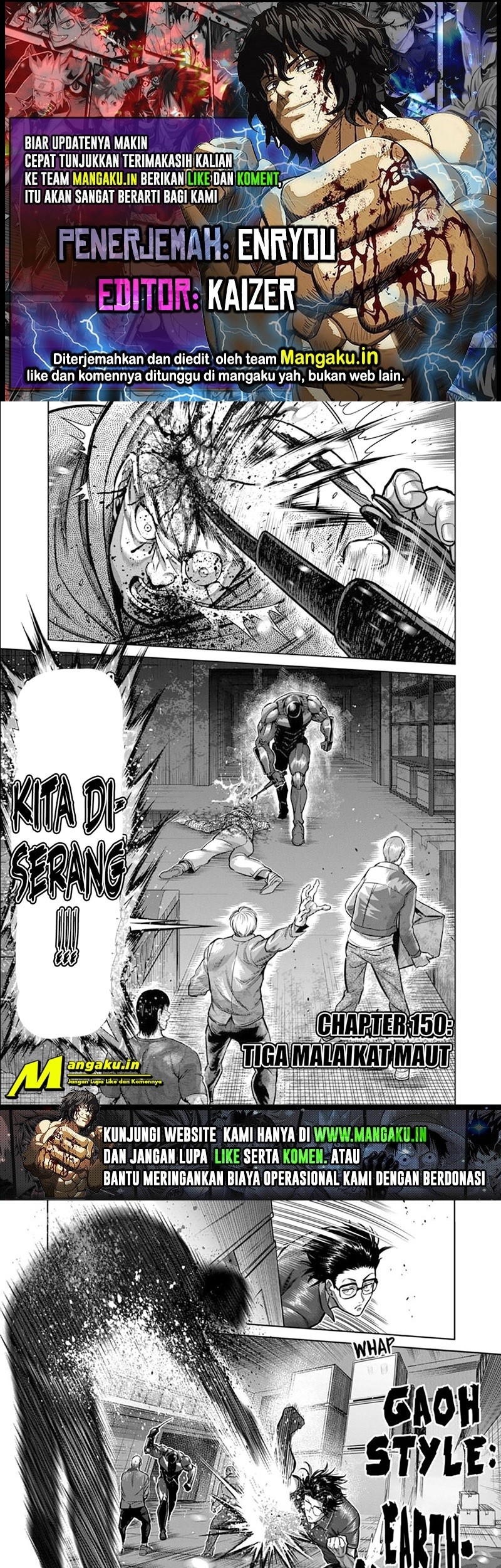 Kengan Omega chapter 150 halaman 1