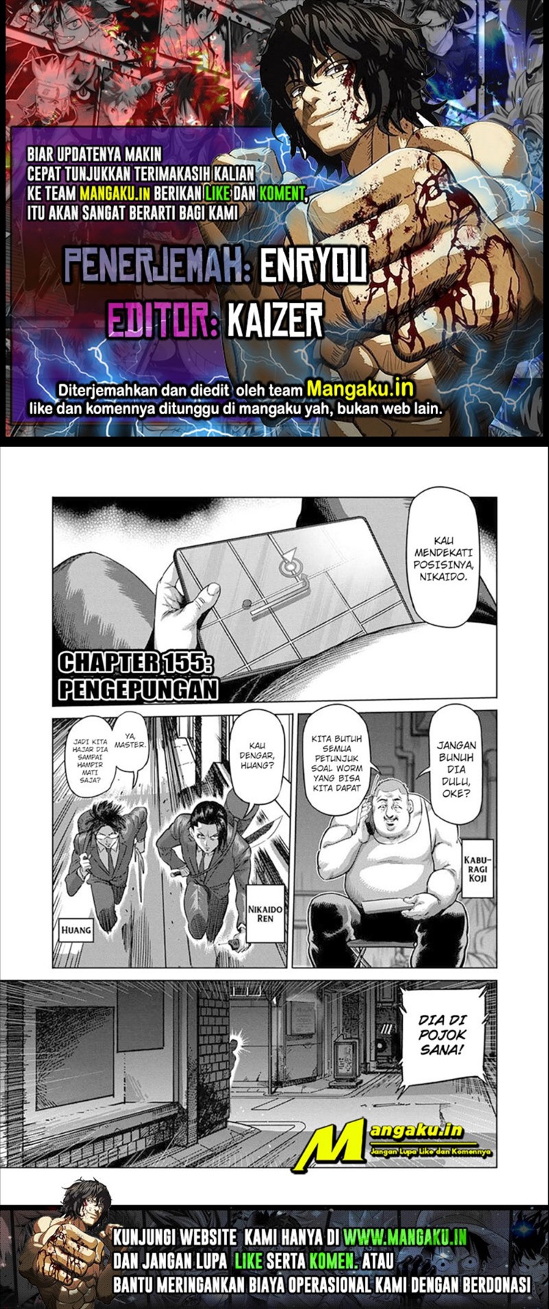Kengan Omega chapter 155 halaman 1