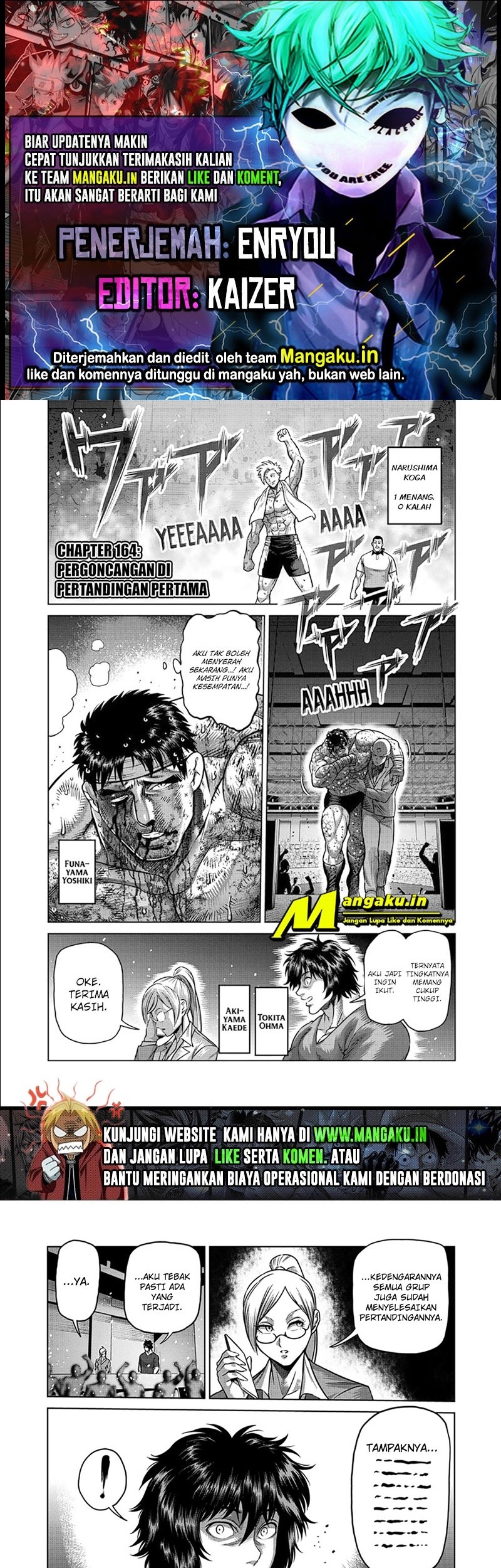 Kengan Omega chapter 164 halaman 1