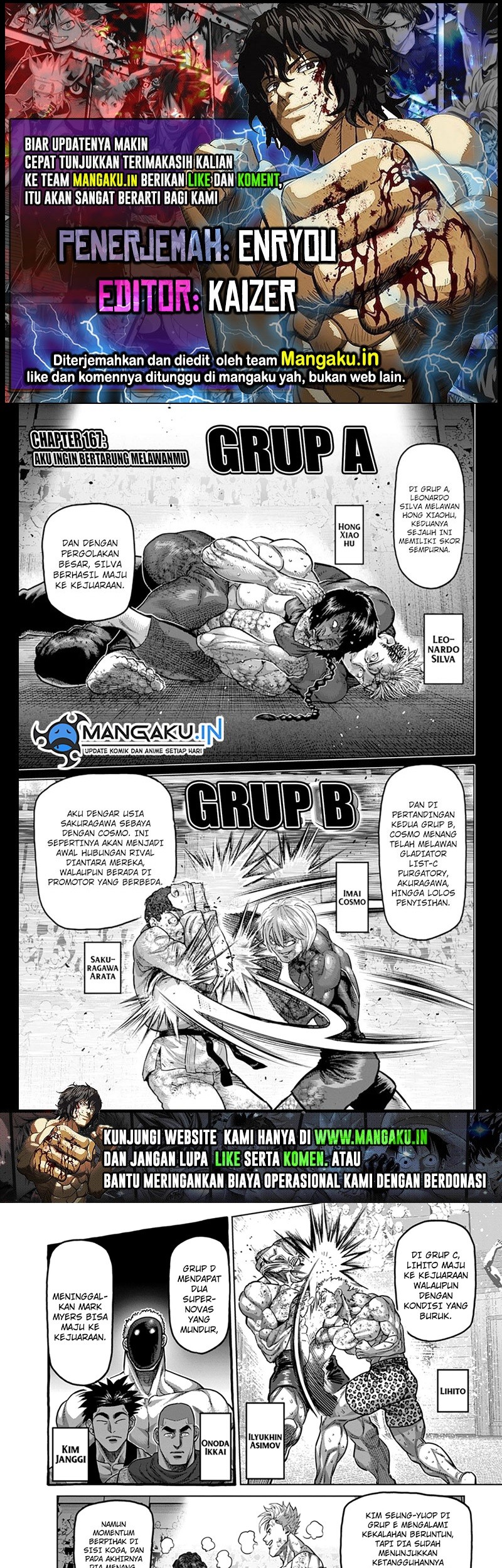 Kengan Omega chapter 167 halaman 1