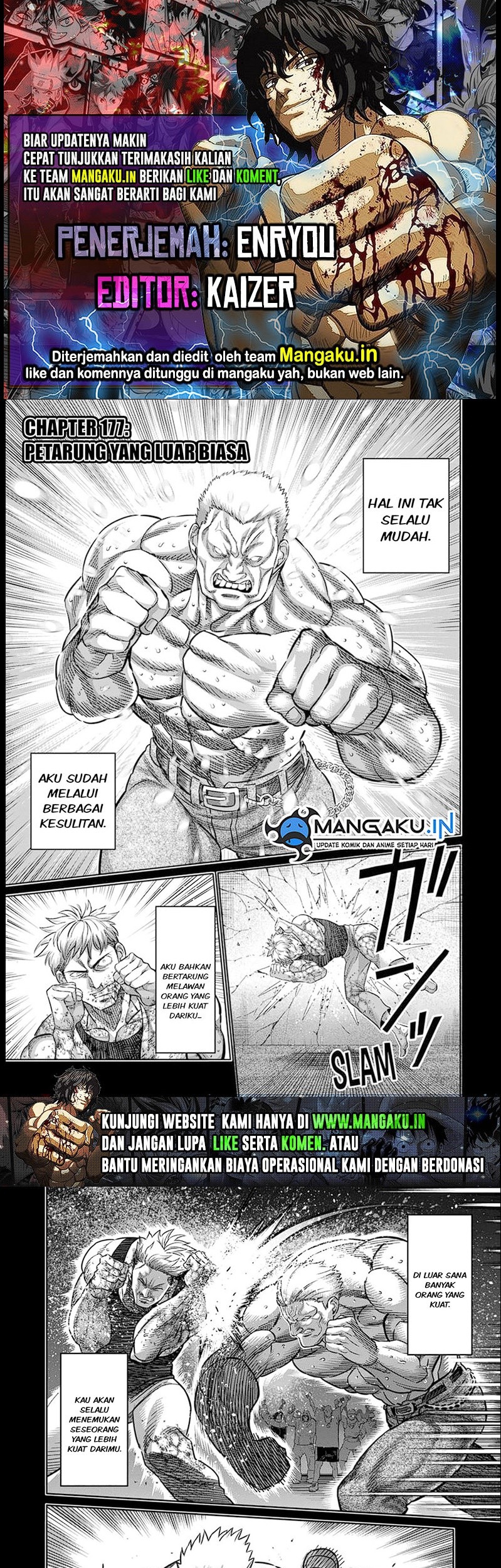 Kengan Omega Bab 177 halaman 1