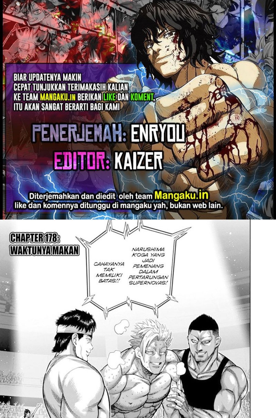 Kengan Omega Bab 178 halaman 1