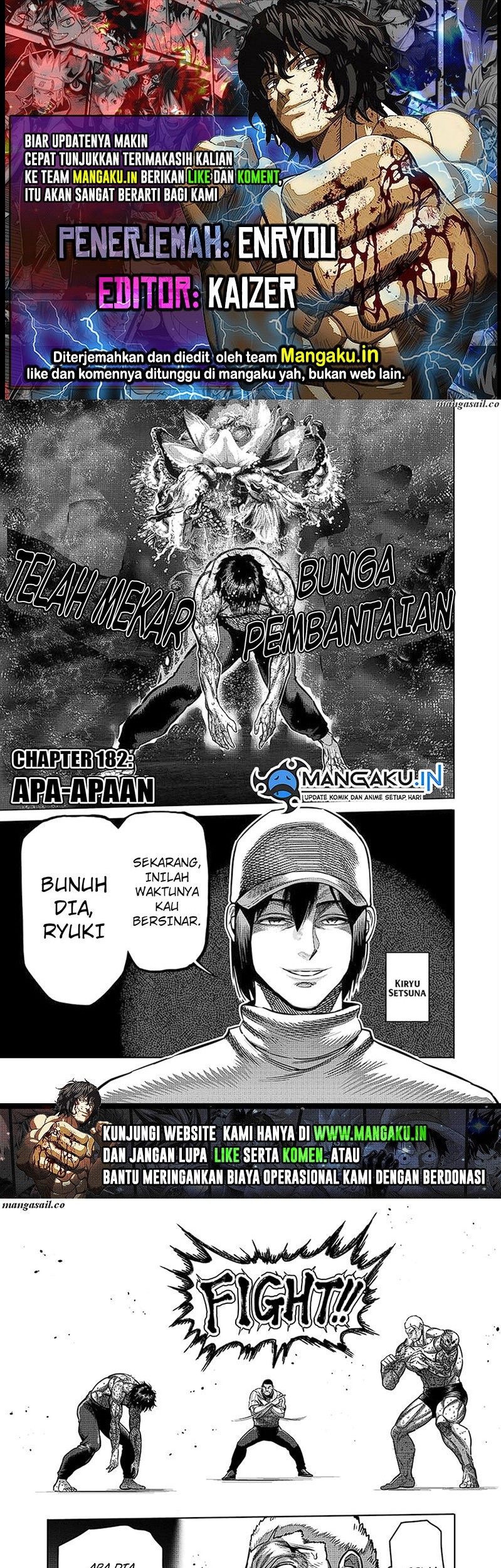 Kengan Omega chapter 182 halaman 1