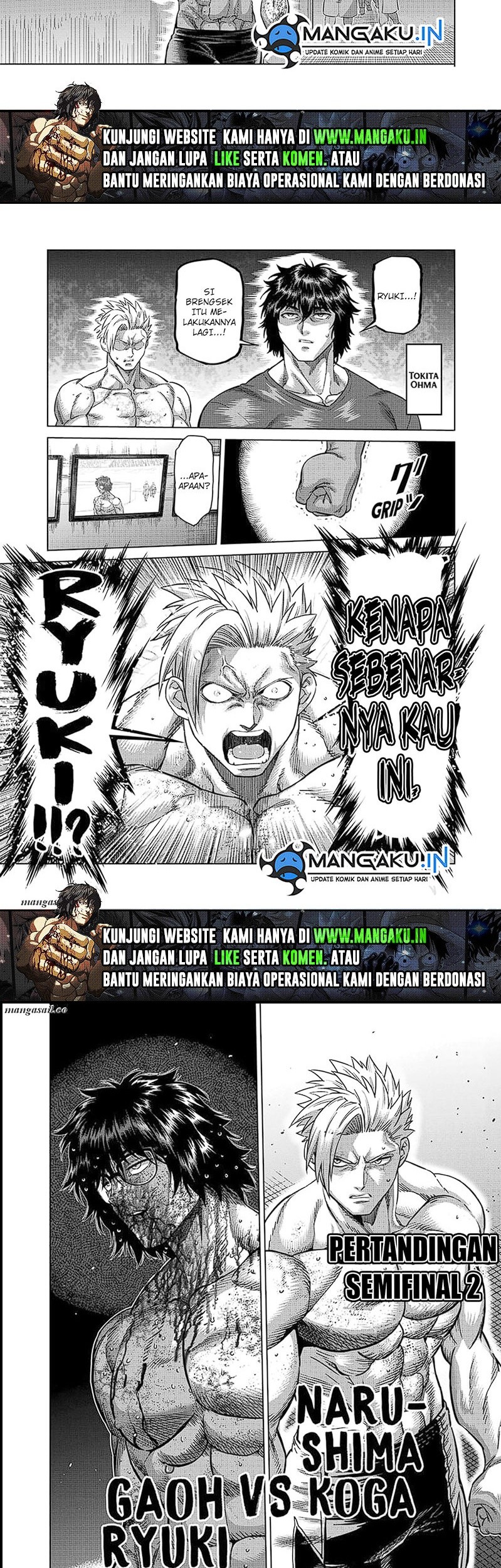 Kengan Omega chapter 182 halaman 19