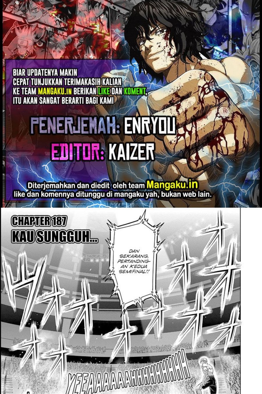 Kengan Omega Bab 187 halaman 1