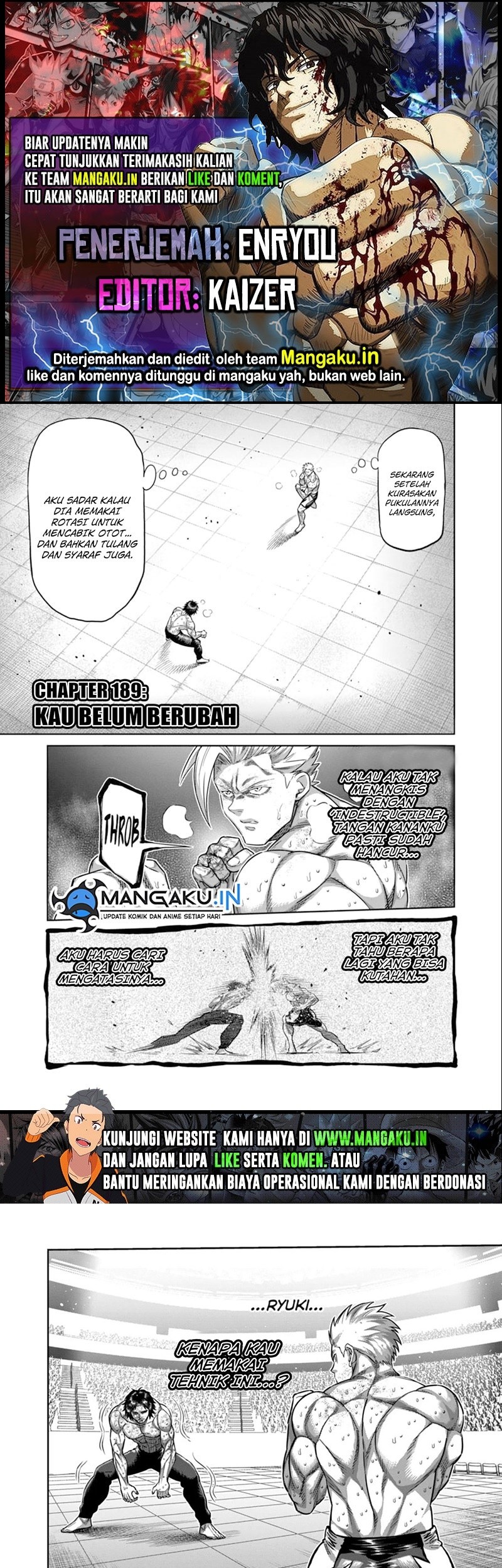 Kengan Omega chapter 189 halaman 1