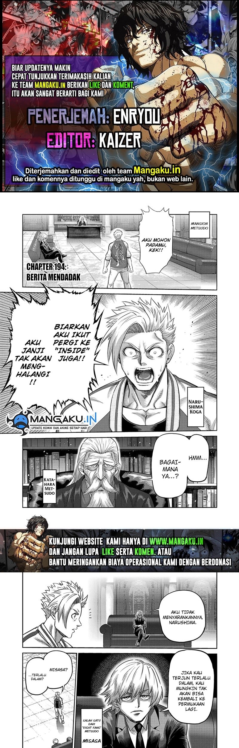 Kengan Omega chapter 194 halaman 1
