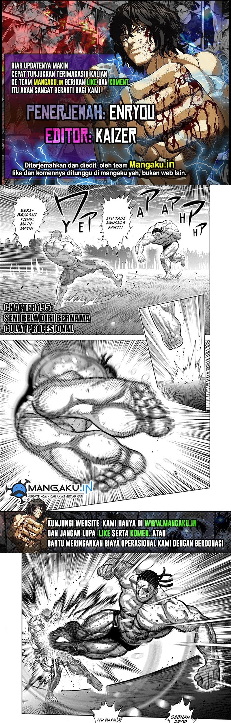 Kengan Omega chapter 195 halaman 1