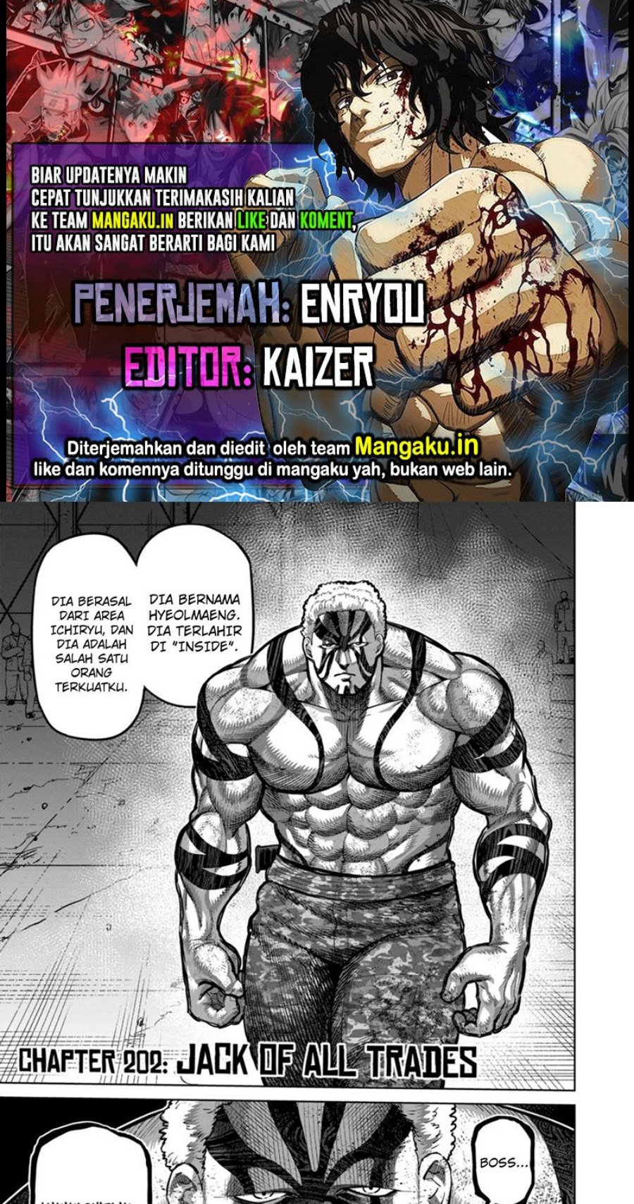 Kengan Omega Bab 202 halaman 1